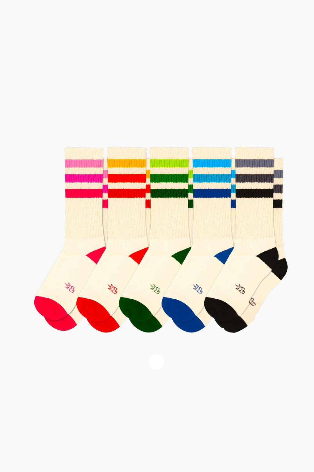 The Retro Bunch - 5 Pack of Striped Gym Socks