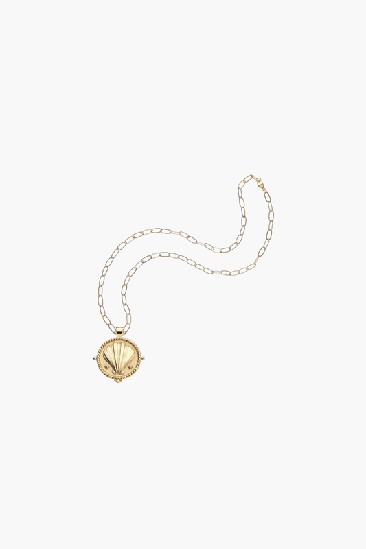 STRONG Clamshell Original Pendant Coin Necklace