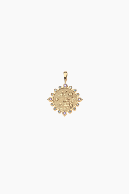 GRACE Petite Embellished Coin Necklace