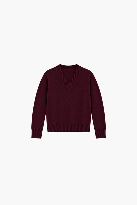 Chunky Carmen V-Neck