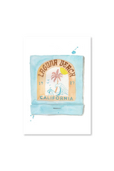 5" X 7" Watercolor Souvenir Matchbook Prints - California Collection