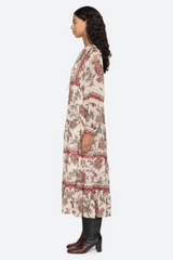 Cassandra Long Sleeve Midi Dress