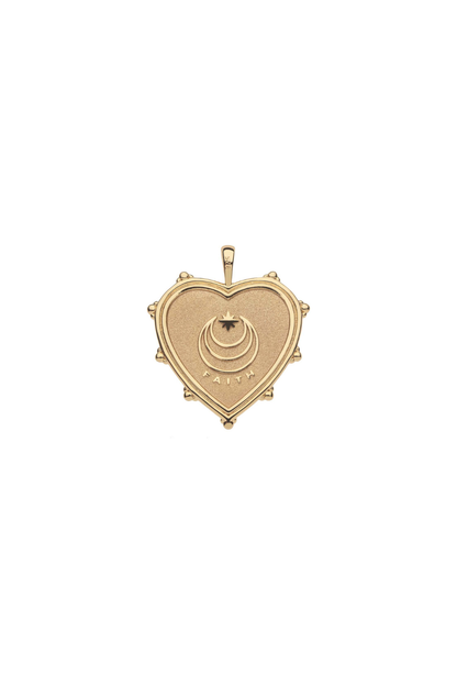 FAITH JW Heart Pendant Necklace