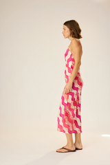 Rayon Print Eve Slip Dress