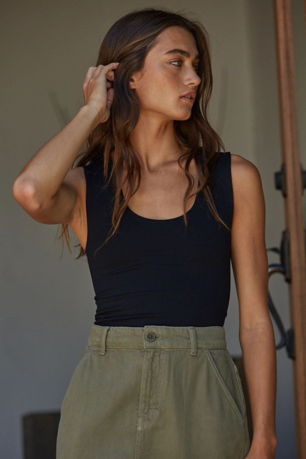 Seamless Double Layer Tank Top
