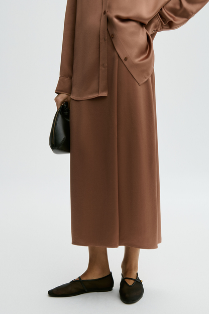 Pacia Satin Maxi Skirt