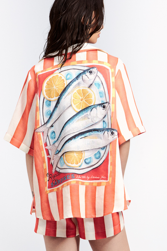 Short Sleeve Linen Shirt