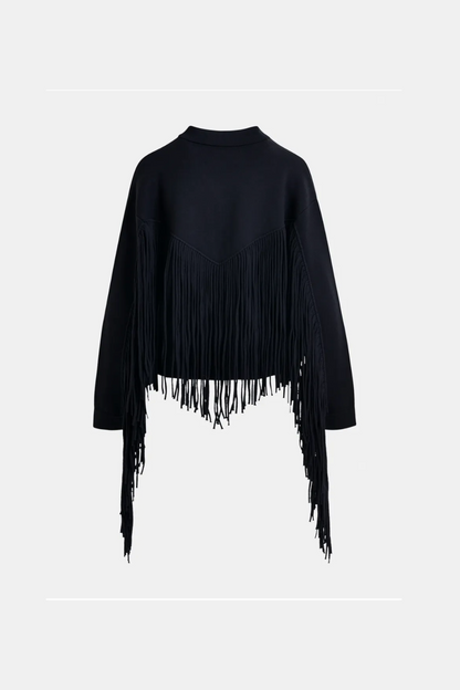 Istern Fringed Knit Jacket