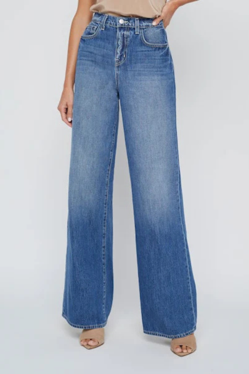 Alicent High Rise Sneaker Flare Jeans