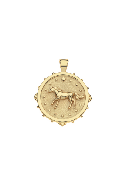 COURAGE Horse JW Original Pendant Coin