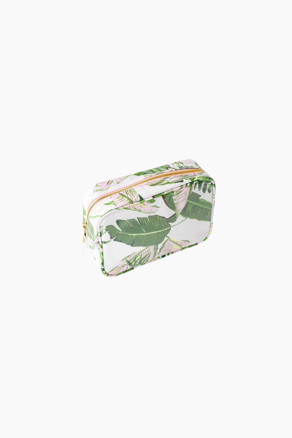 Natural Botanical Clear Coated Rectangular Cosmetic Case