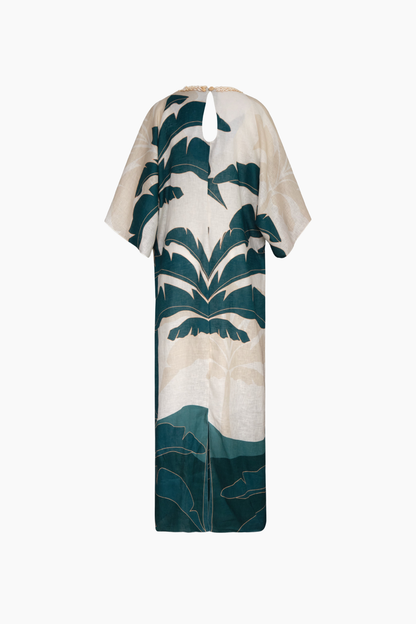 Andina Hand Embroidered Linen Tunic