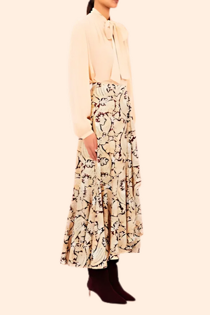 Sabina Faux Wrap Skirt