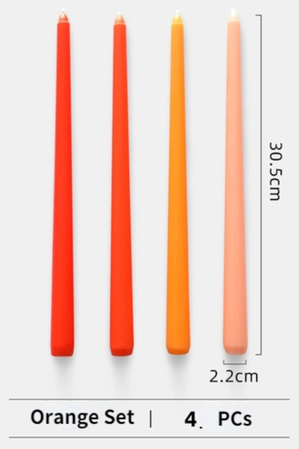 Unscented Taper Candle Set