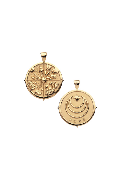 HOPE JW Original Pendant Coin Necklace -TRAY SHOW