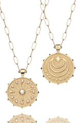 WANDERLUST Sun Flare JW Original Coin Pendant Necklace