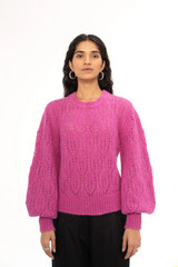 Maggie Lace Crew Neck