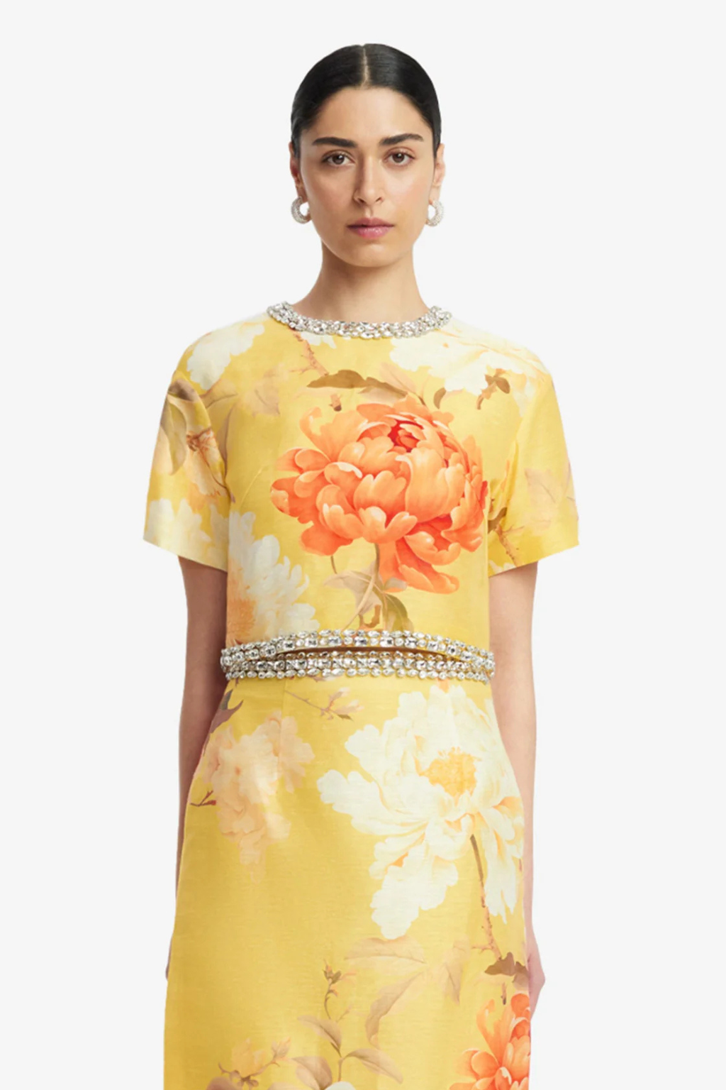 Indie Embellished Short Sleeve Top