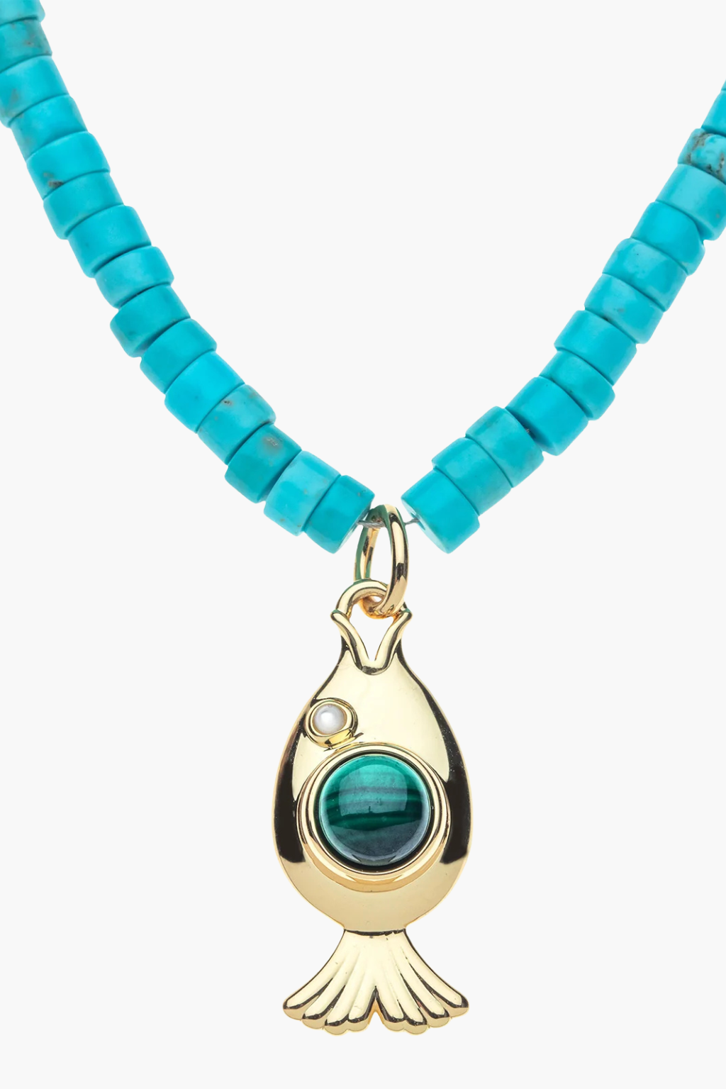 STRONG Keep Swimming Beaded Necklace