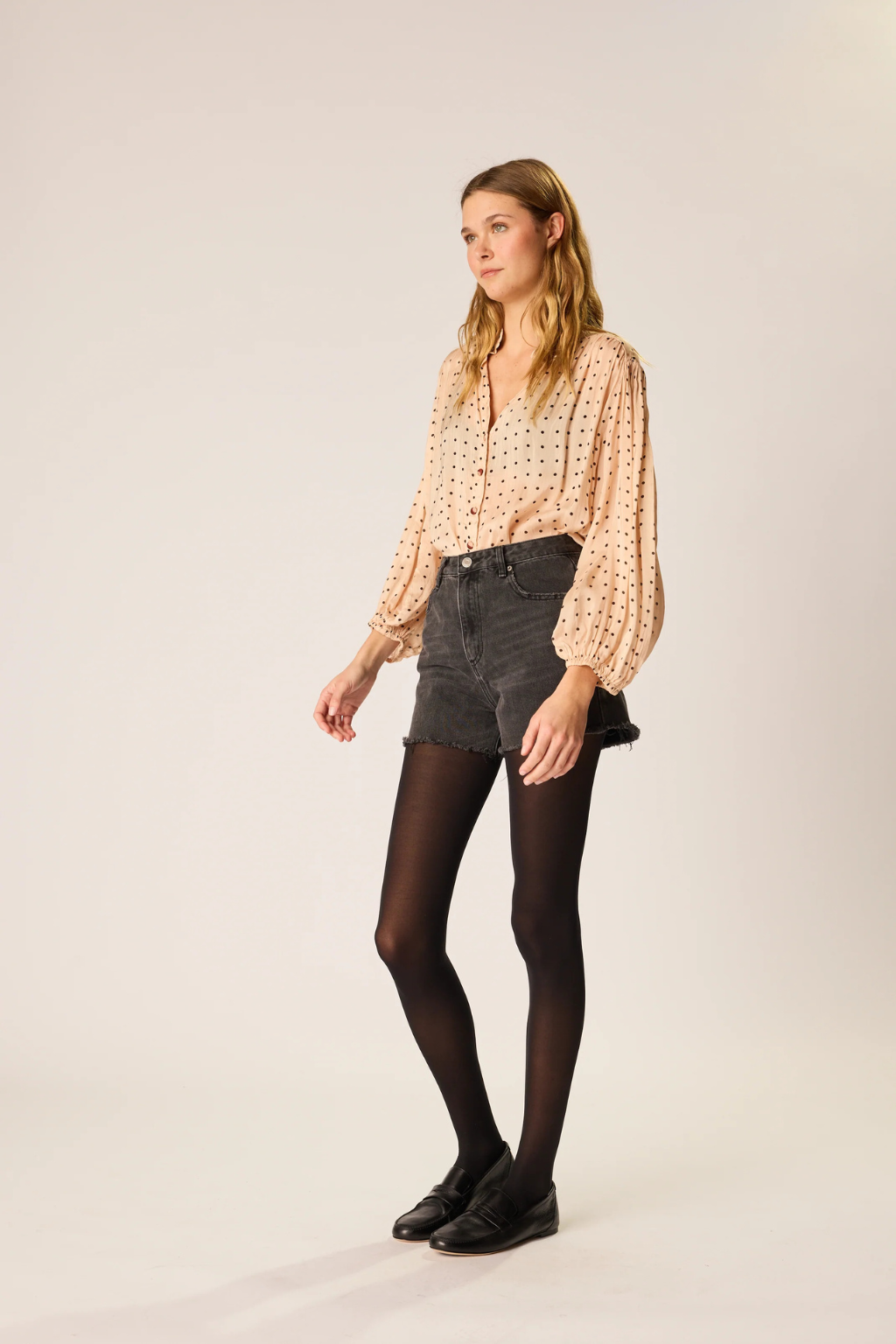 Rayon Print Iris Top