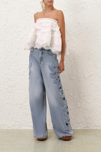Alchemy Applique Relaxed Flare