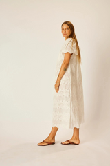 Eyelet Sienna Midi Dress