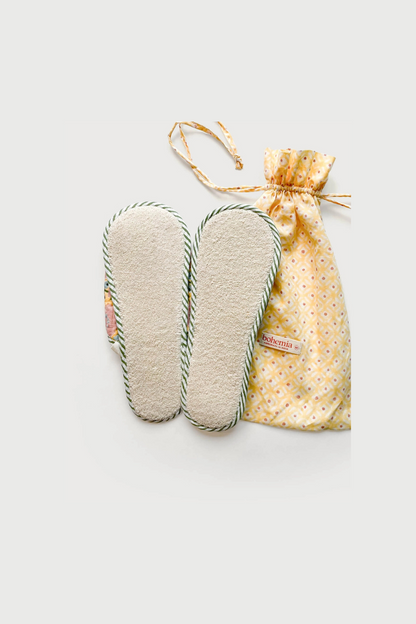 Block Print House Slippers