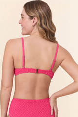 The Bermuda Bikini Top - Eyelet