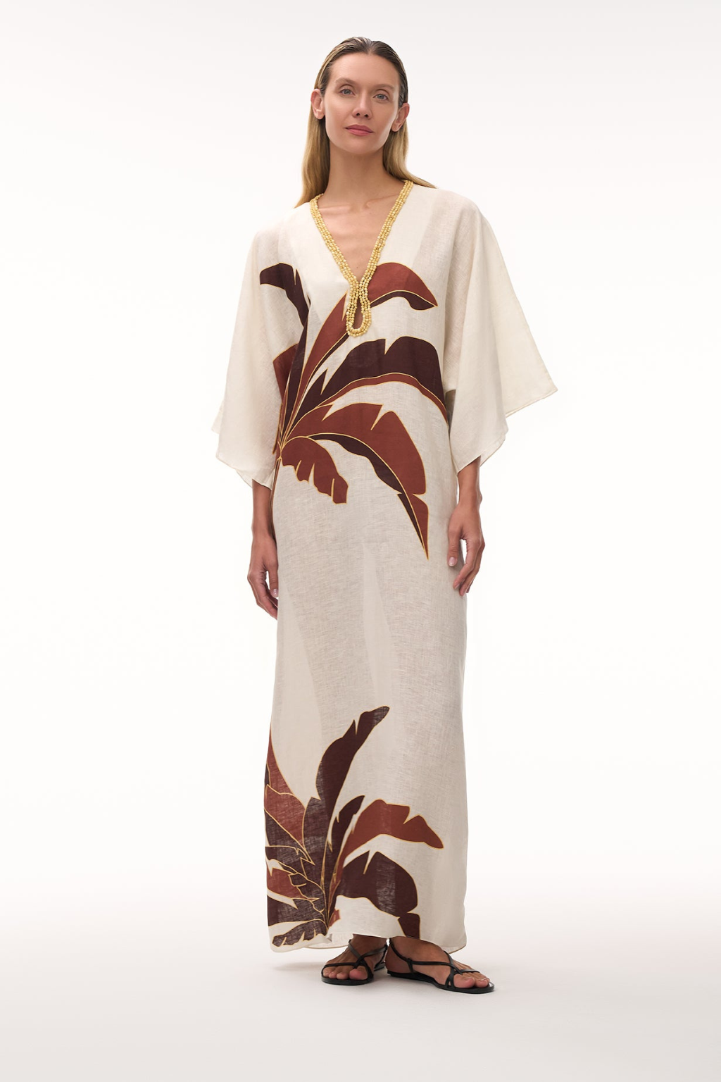 Andina Hand Embroidered Linen Tunic