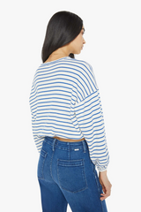 The Long Sleeve Swipe Crop