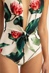 Halterneck Plunge Swimsuit