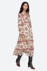 Cassandra Long Sleeve Midi Dress