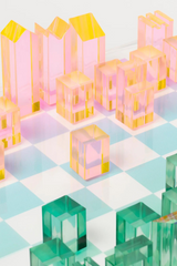 Ombre Lucite Chess and Checkers