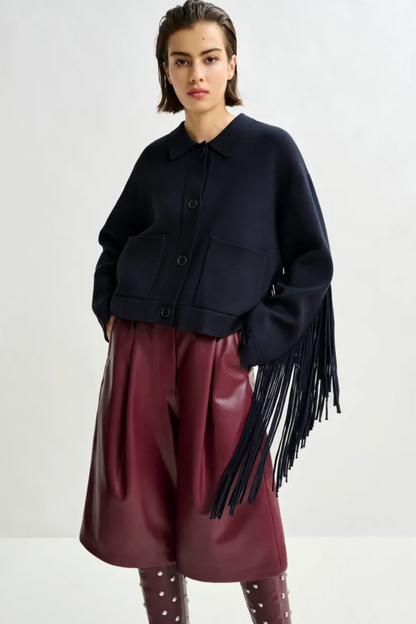Istern Fringed Knit Jacket
