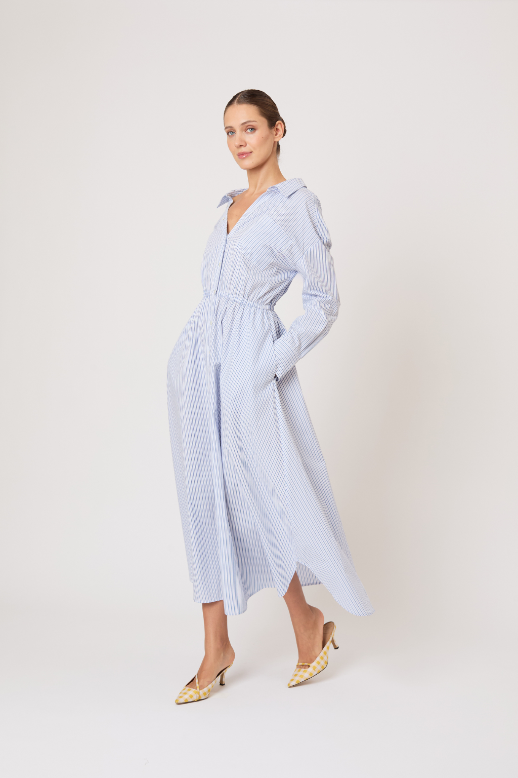Falling Off the Shoulder Dress
