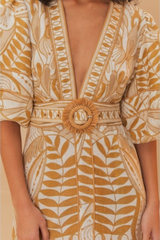 Lace Nature Mini Dress