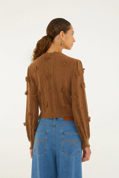 Richelieu Butterflies Cardigan