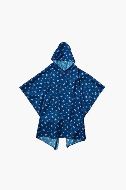 Ditsy Hydrangea Packable Rain Poncho