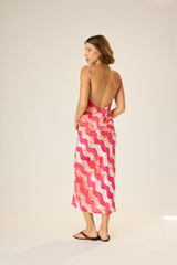 Rayon Print Eve Slip Dress