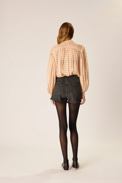 Rayon Print Iris Top