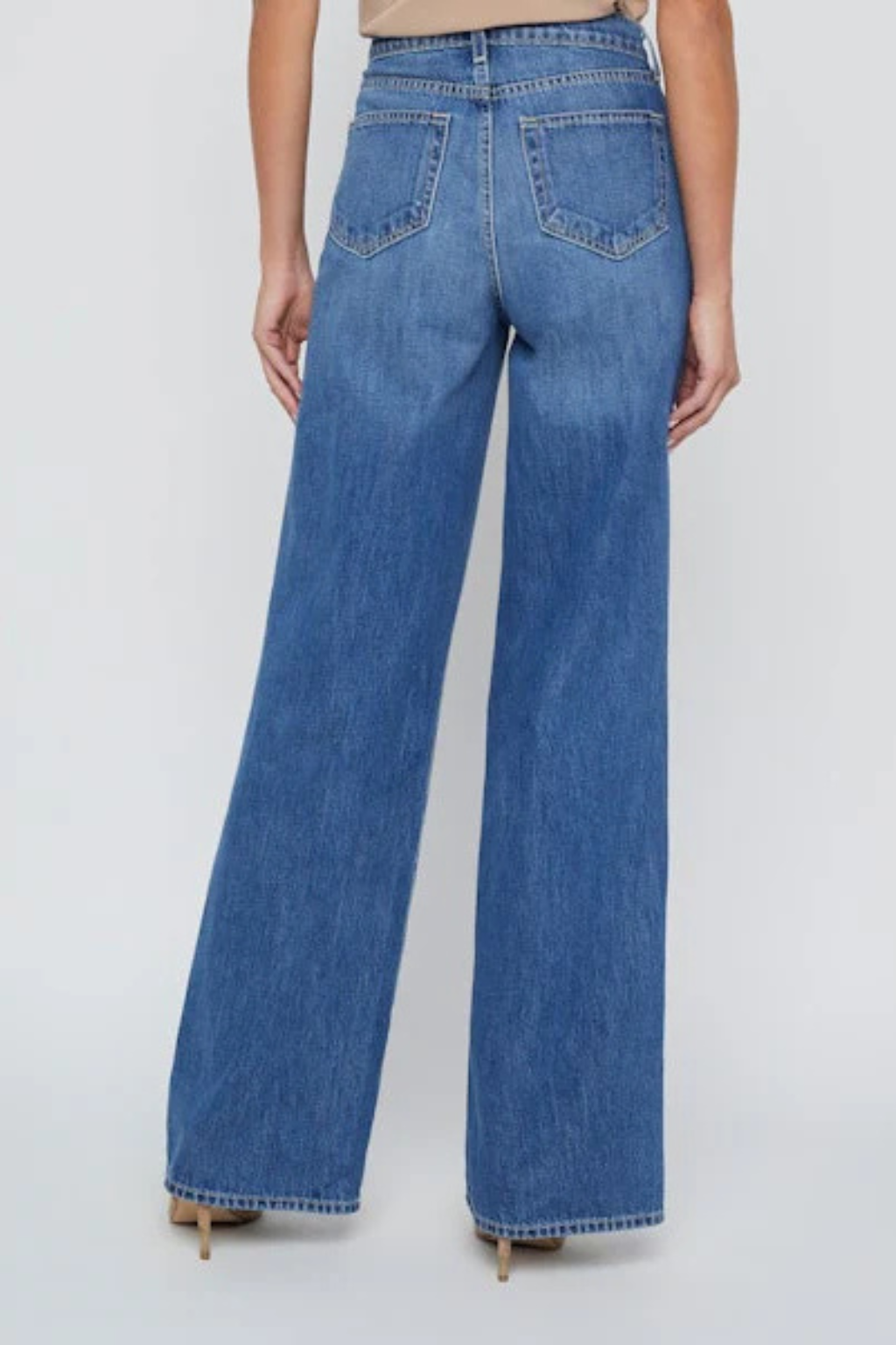 Alicent High Rise Sneaker Flare Jeans