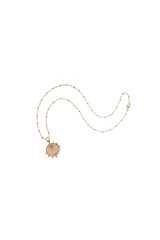 BALANCE Petite Embellished Coin Necklace