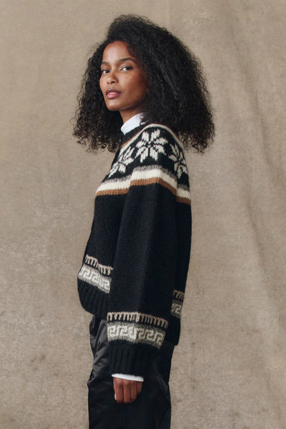 The Snowflake Ice Rink Cardigan.