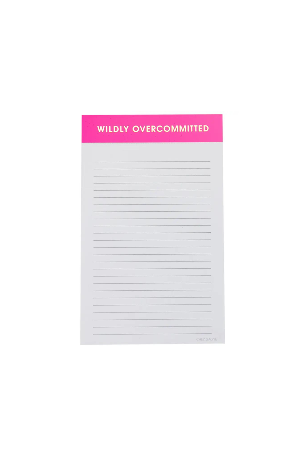 Wildly Overcommitted Notepad