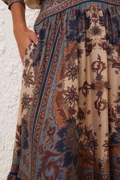Ascension Tiered Midi Skirt
