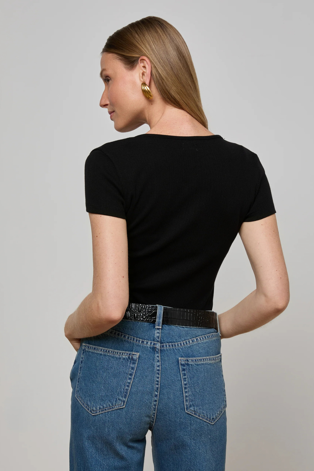 Brynlee Scoop Neck Tee