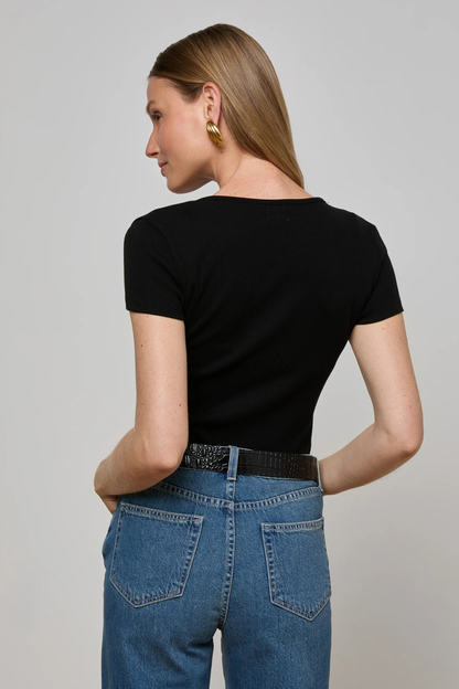 Brynlee Scoop Neck Tee