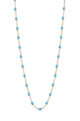 Classic Gigi Rose Gold 16.5" Necklace - Turq