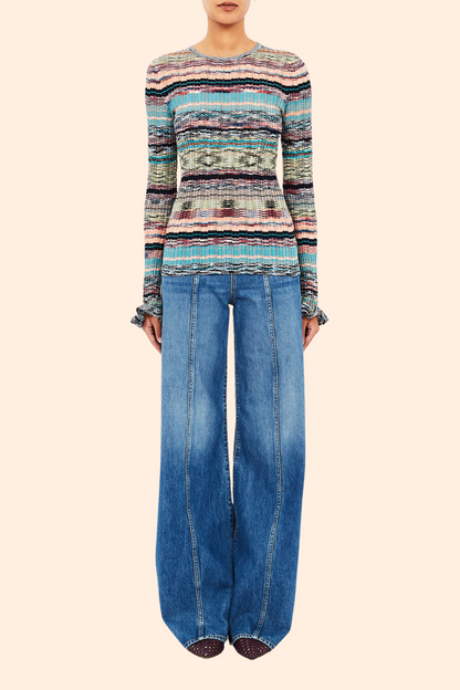 Maci Long Sleeve Knit Pullover