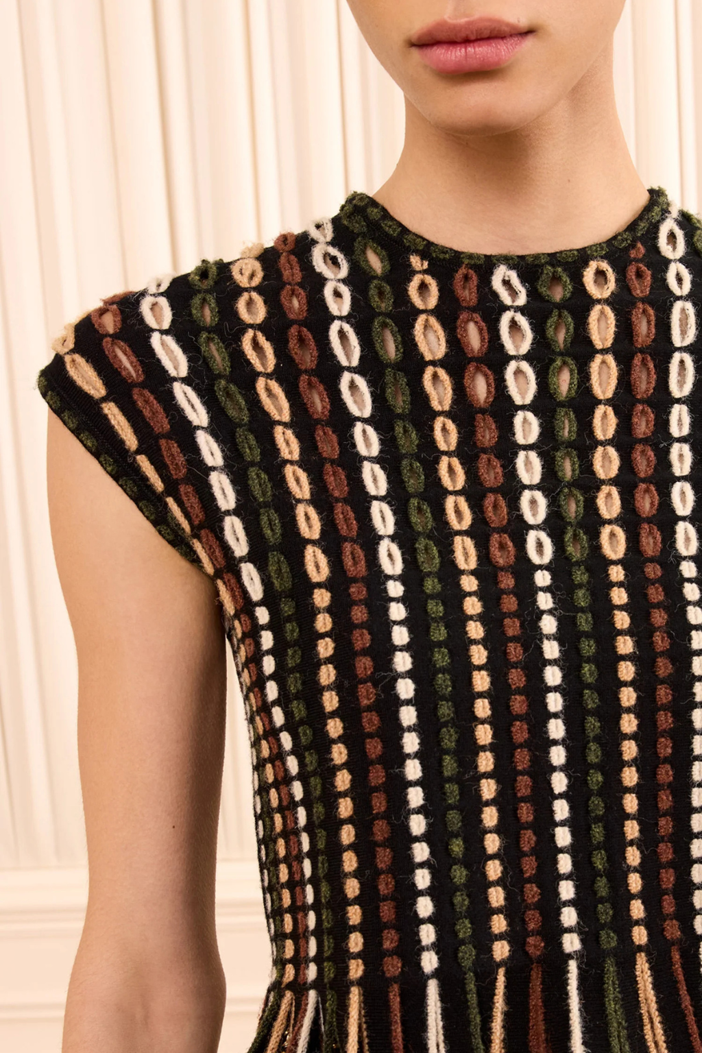 Natia Short Sleeve Knit Top